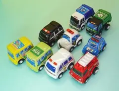 最終値下げです! チョロQ(働く車) プルバックカー 9個セット