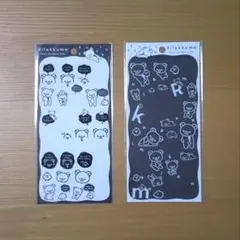シール/BASIC RILAKKUMA MONOCHROME