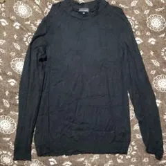 EMPORIO ARMANI 黒 長袖カットソー サイズ50