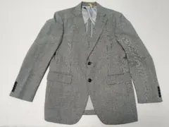 （春夏用）グレー チェック柄 ビジネスジャケット