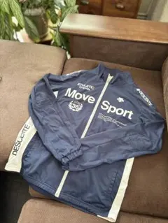 DESCENTE Move Sport ジャージ ジャケット ネイビーのサムネイル