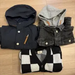 子供服　ベビー服　まとめ売り　3点　男の子　アウター　90サイズ