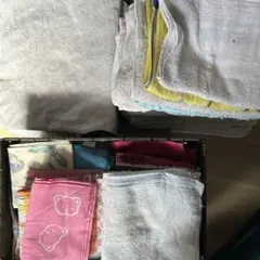 古タオル　古タオルハンカチ　ハンカチ　合計105枚　ウエス 雑巾　まとめ売り