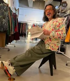 大久保着用　Supreme 21AW Waffle Knit Cardiganのサムネイル