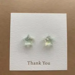 c-890グラデーションスターピアス