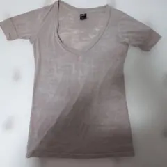 alternative Vネック半袖TシャツSベージュタイダイのサムネイル