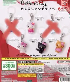 「4個」 ハローキティ めじるしアクセサリー