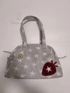 Aeae グレー 星柄 トートバッグ ハート刺繍 - メルカリ
