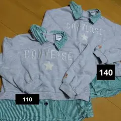 アプレレクール✕コンバース　長袖カットソー　ロンT　110 140