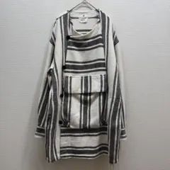 507 snow peak 20SSメキシカンコートJK-20SU108生成り黒のサムネイル