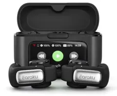 bluetooth5.4 ワイヤレスイヤホン　LED Type-C充電ブラック