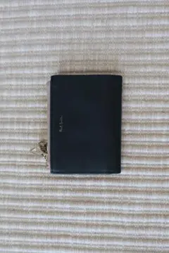 ポールスミス　ダブルジップ　折り財布　レザー　ダークグリーン