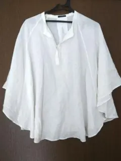 PISANO ピサーノ リネン 麻 シャツ ブラウス トップス 大きいサイズ