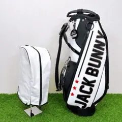 N パーリーゲイツ　ジャックバニー　ゴルフ　キャディバッグ　エナメル　9インチ N パーリーゲイツ ジャックバニー ゴルフ キャディバッグ エナメル 9