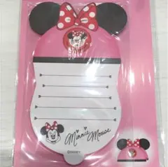 ミニーマウスイヤーハット型メモ