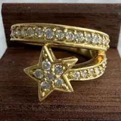 K18 ダイヤモンド 0.63ct スターリング 星モチーフ - メルカリ