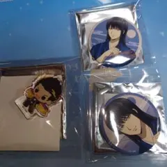 銀魂 吉原大炎上 ロフト 缶バッジ 桂小太郎　近藤勲　アクリルブロック