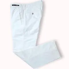 PT01 BEAMS F チノパン 46 ホワイト SUPER SLIM FIT