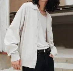 T/C BASIC KNIT SHIRT CARDIGANのサムネイル