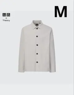 UNIQLO × theory 感動シャツジャケット ライトグレー M ユニクロ