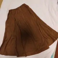 earth music & ecology ブラウン フレアスカート