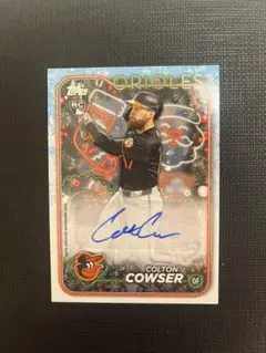 RC Auto COLTON COWSER Topps Holiday 2024