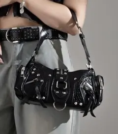 apresjour mignon×ARIAZベルトデザインスタッズハンド バッグのサムネイル