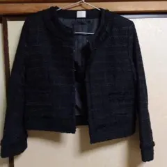 美品　Liala×PG ツイードジャケット　ネイビー　11号Lsize　卒園式