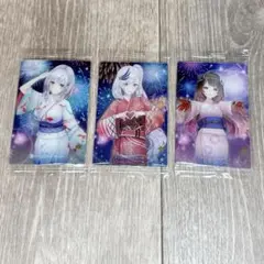 ホロライブ　ウエハース　3枚セット