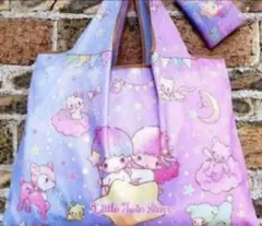 大容量　エコバッグ 軽量　キャラクター　キキララ　新品