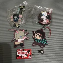 鬼滅の刃 アクリルキーホルダー 4個セットおまけ付