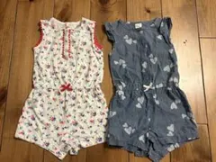 Carter's 花柄・ハート柄ロンパース 12ヶ月