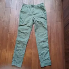 GAP 160 ロングパンツ オリーブグリーン　チノパン