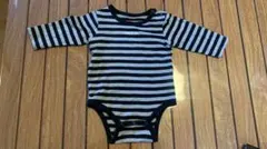 COMME CA ISM ストライプロンパース 70cm