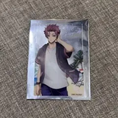 【匿名配送】ブルーロック 文房具カフェ シーサイドモチーフ 糸師冴 クリアカード