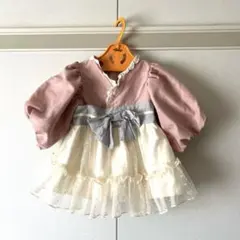 【Cottoli】チュール袴ワンピース＆ブルマセット 浴衣ドレス織姫