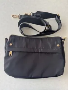 polkapolka ブラック ショルダーバッグ