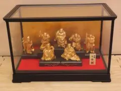吉祥 七福神 置物 ガラスケース入り 牧田秀雲作 - メルカリ