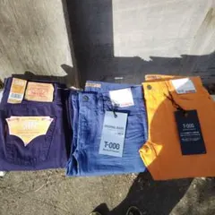 リーバイス501.スキニーフィットカラージーンズ！3枚