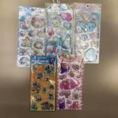 ウォーターシール　スパンコールパーティ　ズートピア　日焼けキティ　あわわちゃん