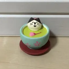 デコレ　コンコンブル　ちびねこ桜緑茶