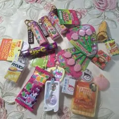 ガチャガチャ ミニチュア お菓子 チャーム まとめ売り