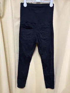 黒 マタニティー　ストレッチパンツ　ユニクロ　M