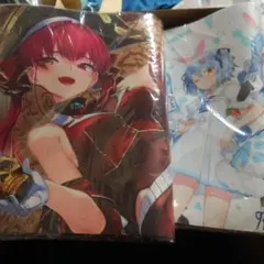 ホロライブ　兎田ぺこら　宝鐘マリン　ラバーマット　セット