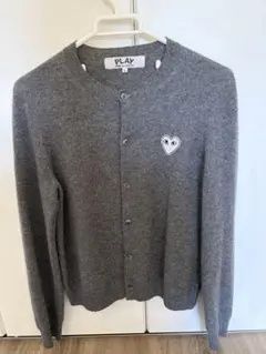 PLAY COMME des GARCONS カーディガン グレー Lのサムネイル