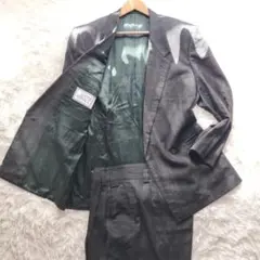 【良品】ジャンニヴェルサーチ スーツ セットアップ ダブル 2XL グレー