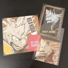 僕のヒーローアカデミア 原画展 コースター カード ステッカー　口田甲司