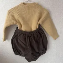 韓国 コーデュロイ ブルマ かぼちゃ ハロウィン100