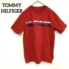 TOMMY HILFIGER【M (12/14)】レッド Tシャツ 赤
