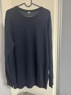 ユニクロ　ウォッシャブルコットンクルーネックセーター　セーター　ニット　値下げ！